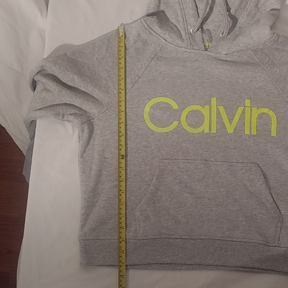 NWT Calvin Klein Gray Hoodie Performance M - Picture 8 of 9